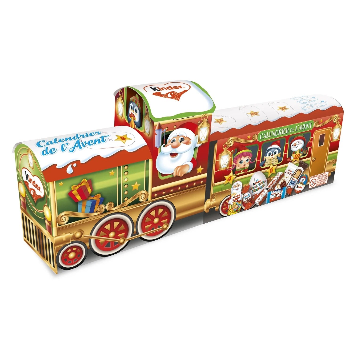 kinder Mix Calendrier de l'Avent 3D Train - 221g