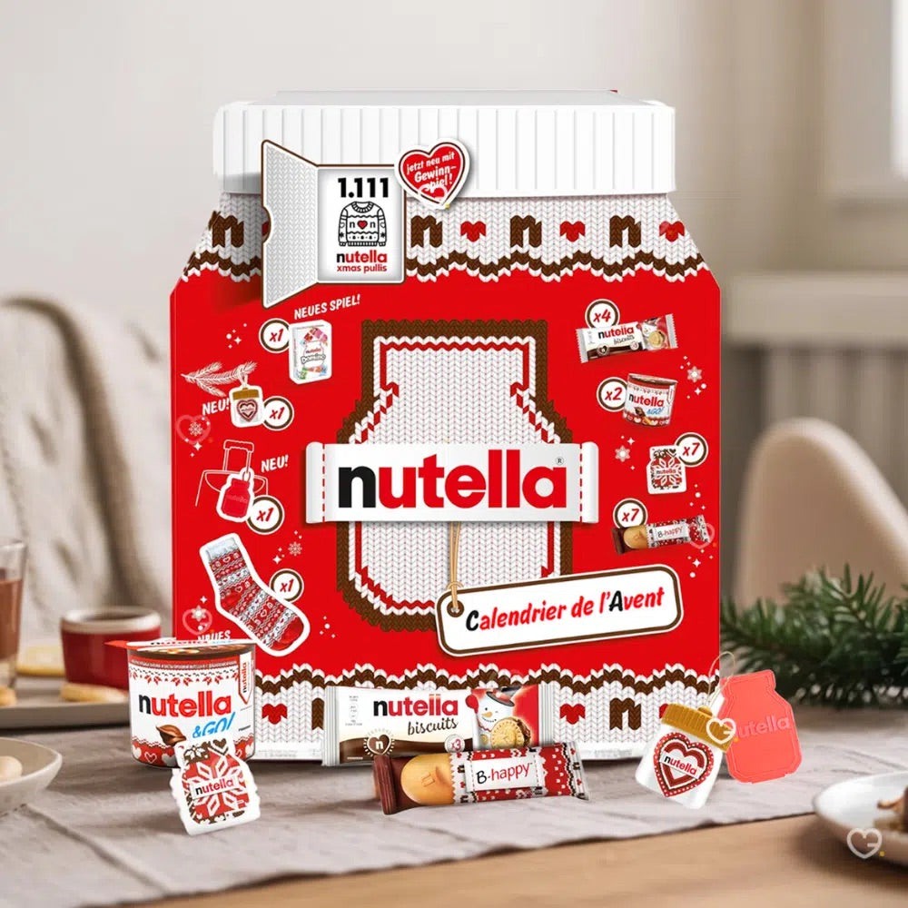 Calendrier de l’Avent Nutella 2025