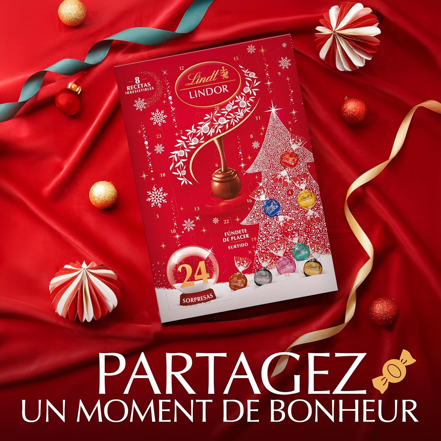 Calendrier de l'Avent LINDOR - Lindt 312g