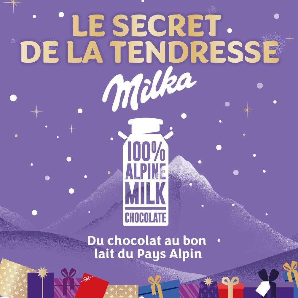 Calendrier de l'Avent Père Noël - Milka 213g